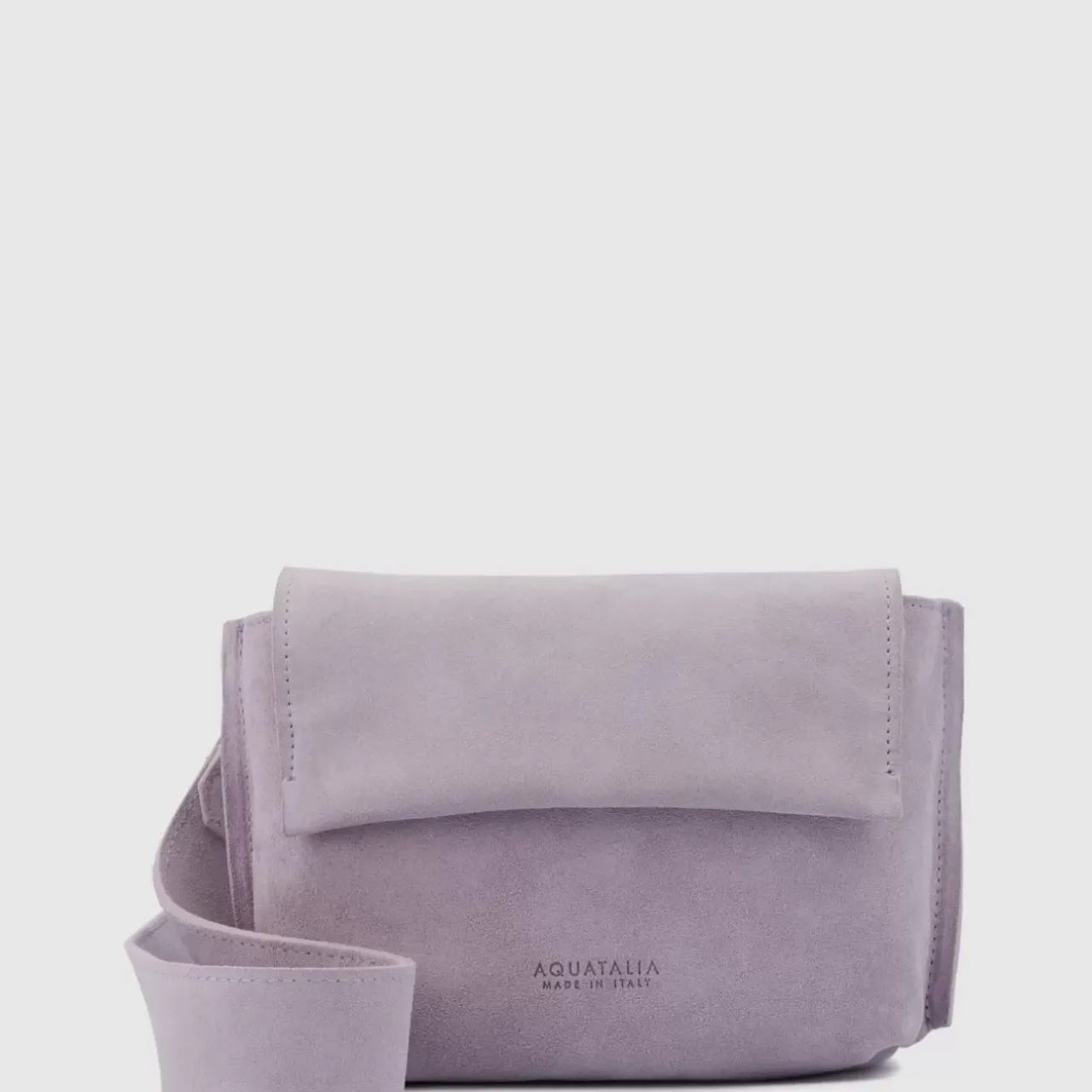 Aquatalia Handbags-Soho Crossbody Mauve Grey