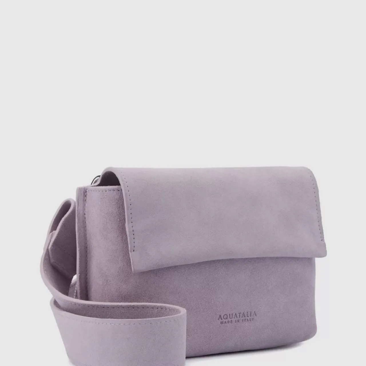 Aquatalia Handbags-Soho Crossbody Mauve Grey