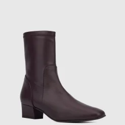 Aquatalia Boots-Stassi Chocolate