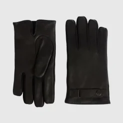 Aquatalia Gloves-Strap Glove Black