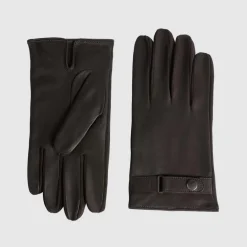 Aquatalia Gloves-Strap Glove Espresso