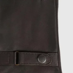 Aquatalia Gloves-Strap Glove Espresso