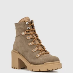 Aquatalia Boots-Valia Light Taupe