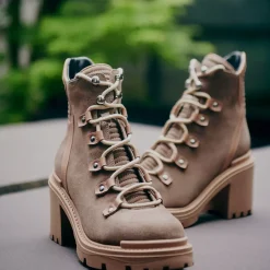 Aquatalia Boots-Valia Light Taupe