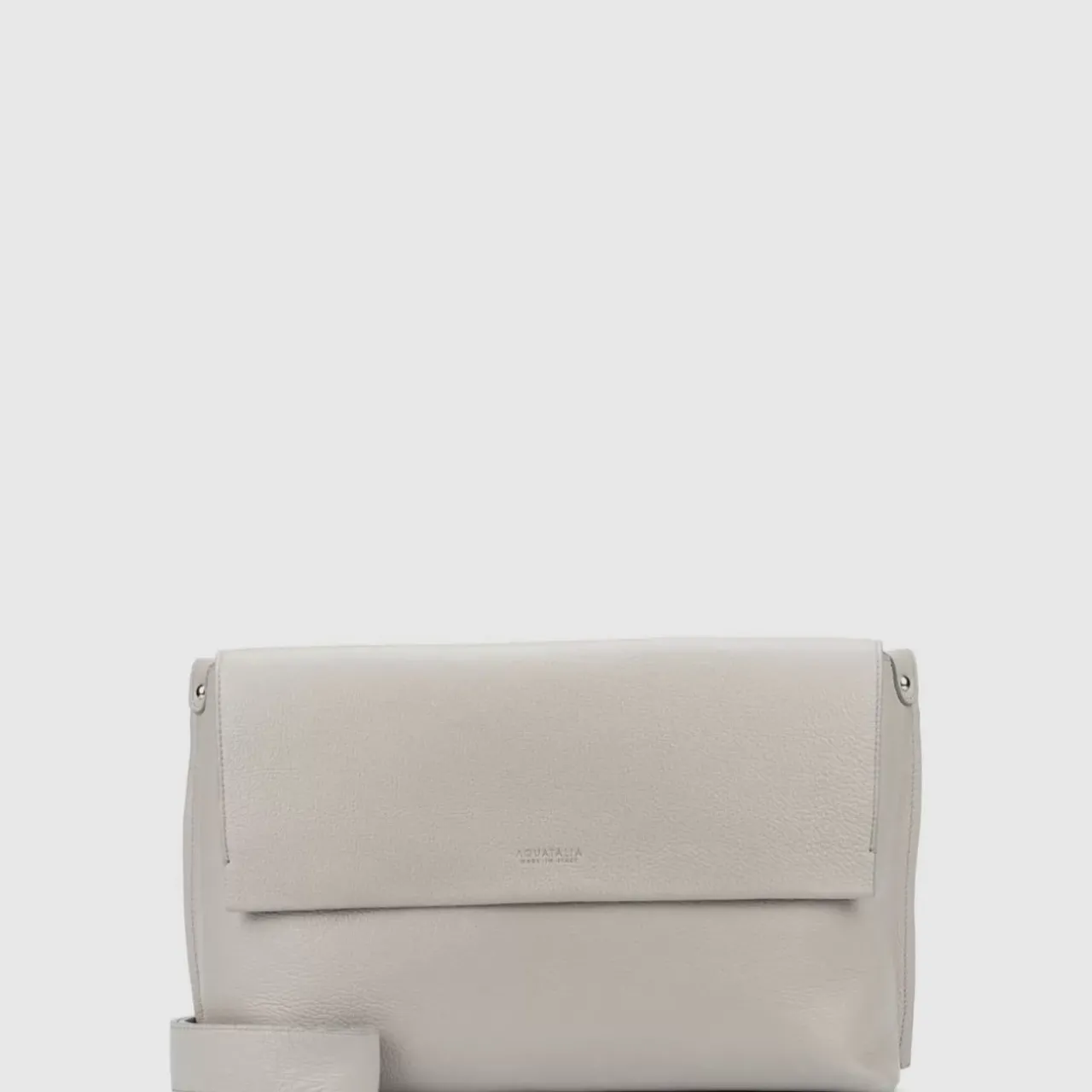 Aquatalia Handbags-Verona Messenger Pearl