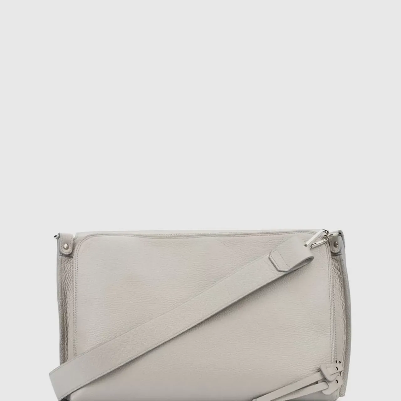 Aquatalia Handbags-Verona Messenger Pearl