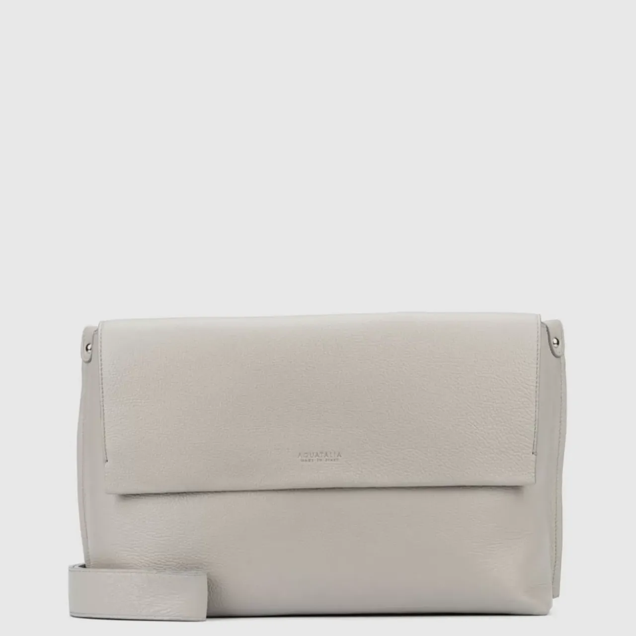 Aquatalia Handbags-Verona Messenger Pearl