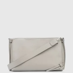 Aquatalia Handbags-Verona Messenger Pearl