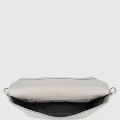 Aquatalia Handbags-Verona Messenger Pearl