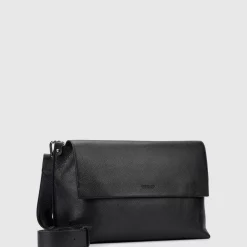 Aquatalia Handbags-Verona Messenger Black