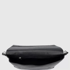 Aquatalia Handbags-Verona Messenger Black