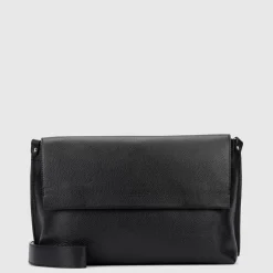 Aquatalia Handbags-Verona Messenger Black