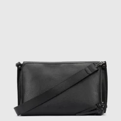 Aquatalia Handbags-Verona Messenger Black