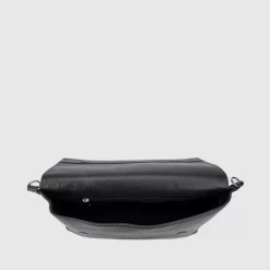 Aquatalia Handbags-Verona Messenger Black